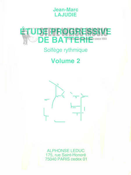 Lajudie-Etude Progressive de Batterie Solfege Rhythmique vol. 2