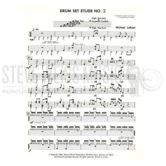 LaRosa-Drum Set Etude #2-DS