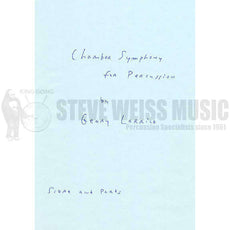 Larrick-Chamber Symphony for Percussion-P/X/V/C-PN/CEL