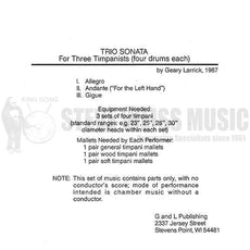 Larrick-Trio Sonata-12T