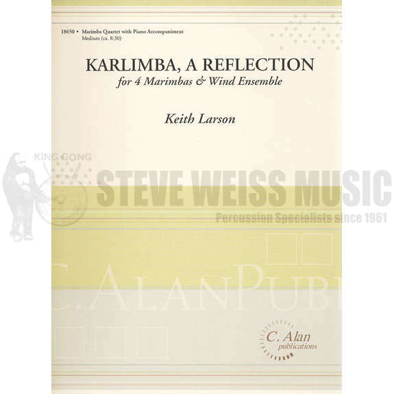 Larson-Karlimba, A Reflection (new version) (SP)- 4M/PN red. (Wind Ens.)
