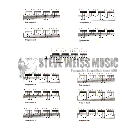 Latham-Cont Drumset Tech (set of 3 tapes only)