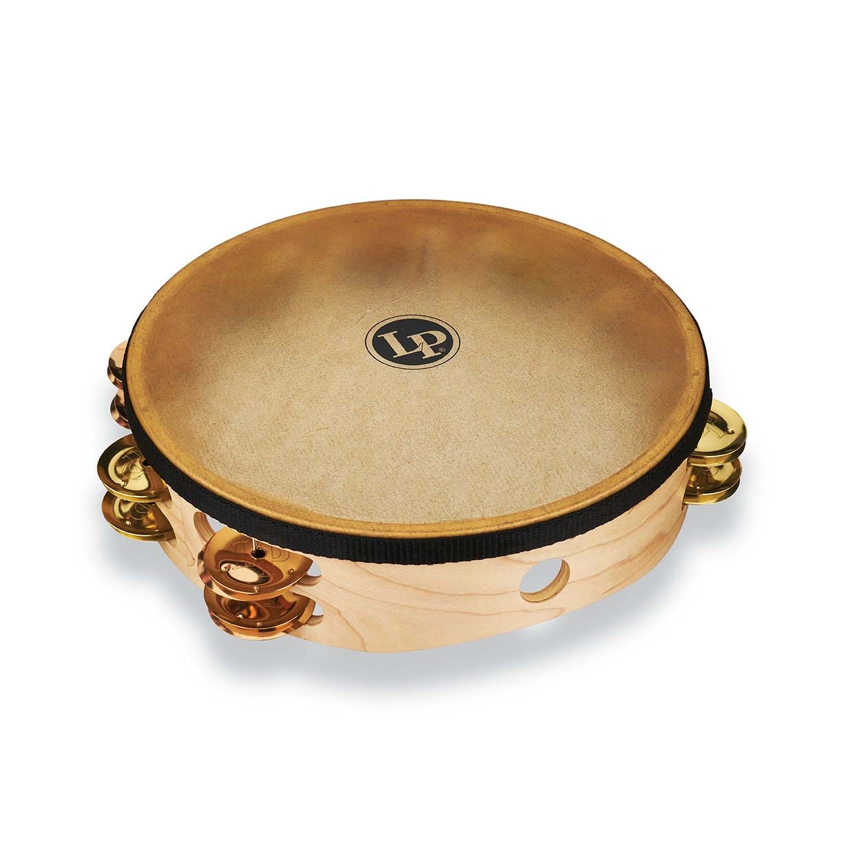LP 10" Pro Double Row Headed Tambourine - Hybrid Jingles - Image 2