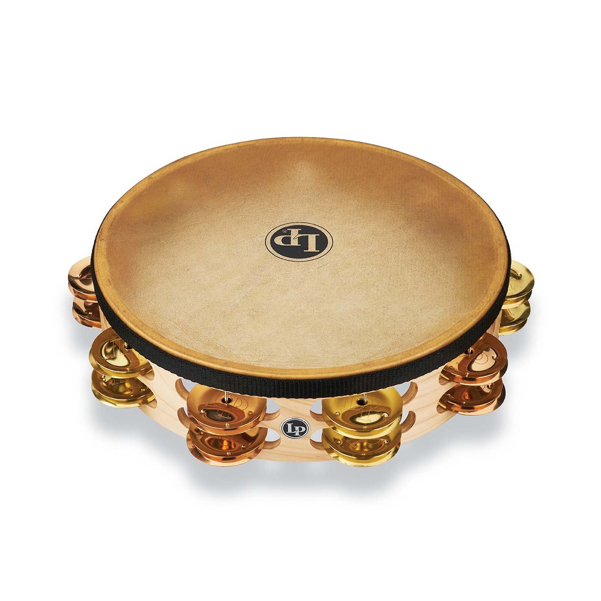 LP 10" Pro Double Row Headed Tambourine - Hybrid Jingles - Image 1