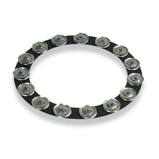 LP 14" Tambo-Ring - Black with Steel Jingle - Image 1