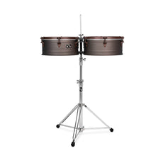 LP 60th Anniversary Timbales - Antique Bronze with Rustic Bronze Hardware - Image 1