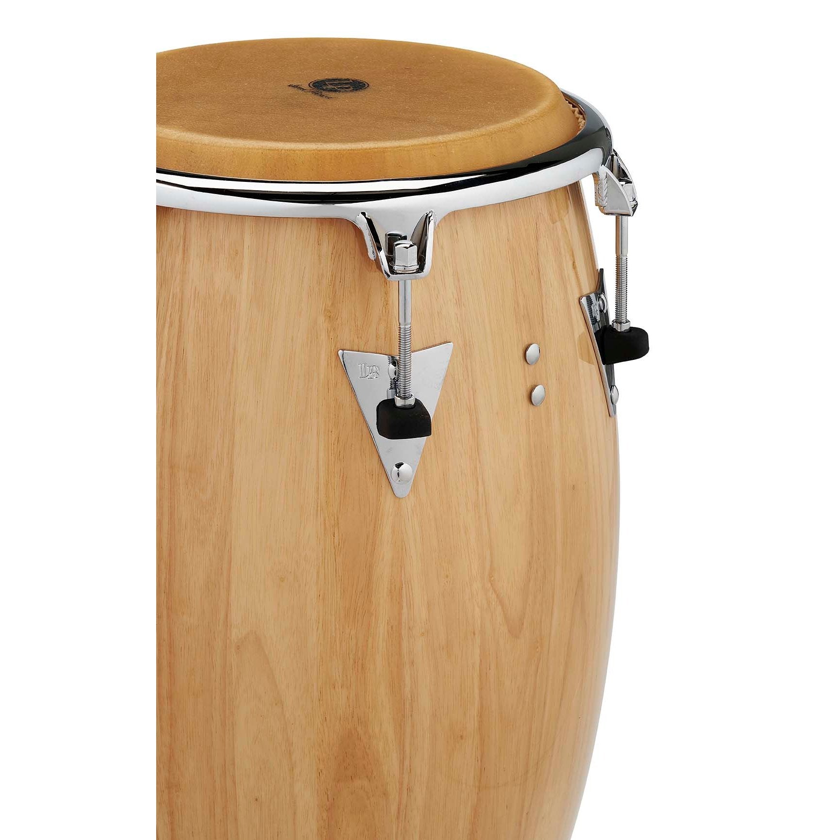 LP Classic Top-Tuning Wood Conga with Chrome Hardware - 11.75" - Natural - Image 5
