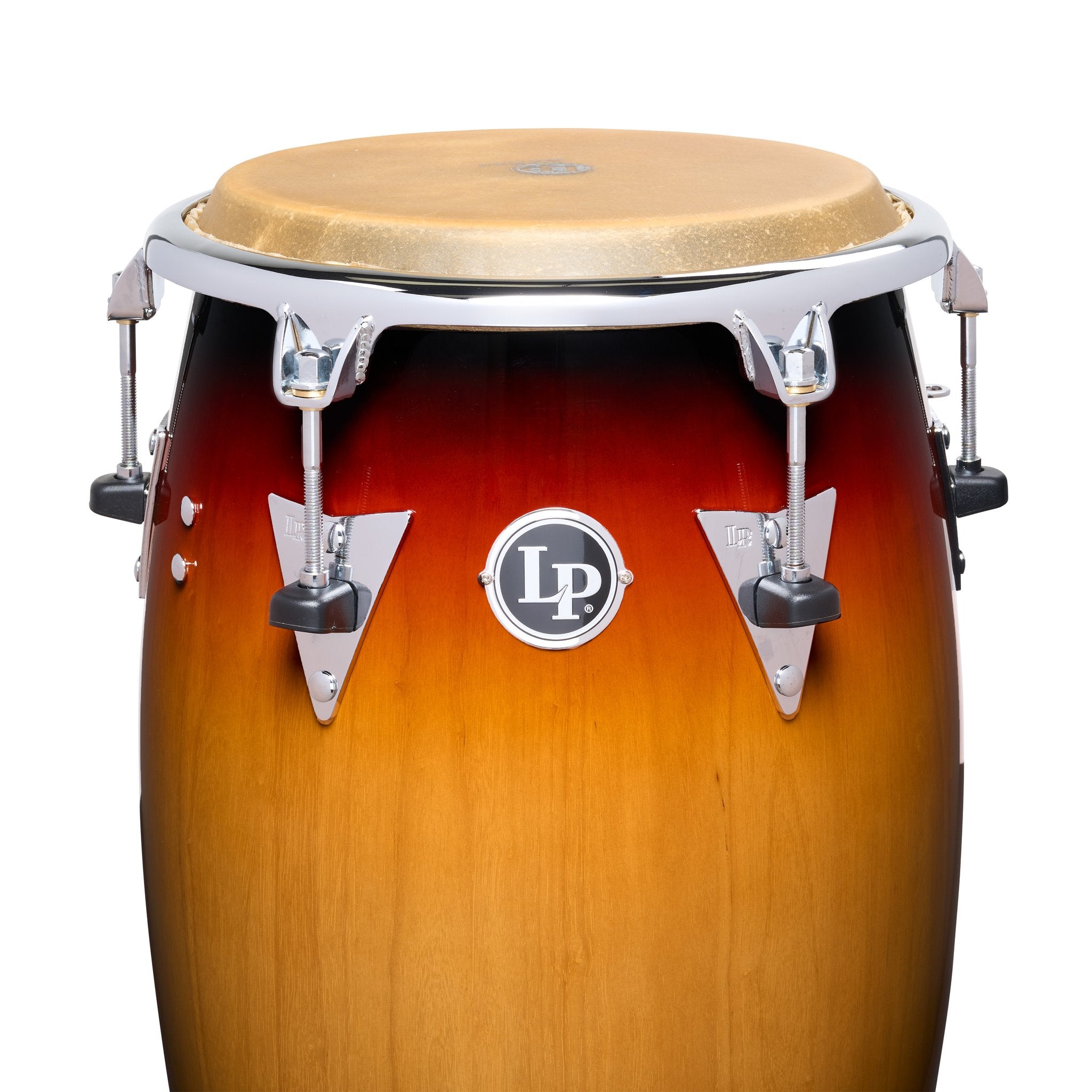 LP Classic Top-Tuning Wood Conga with Chrome Hardware - 11.75" - Vintage Sunburst - Image 2
