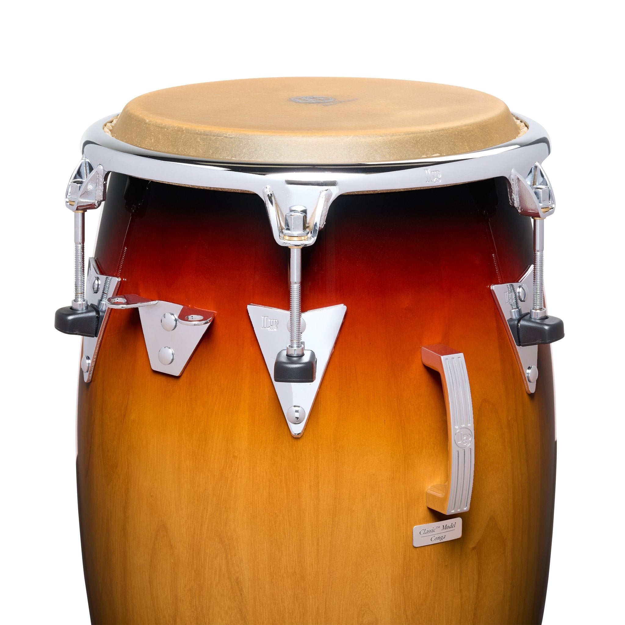 LP Classic Top-Tuning Wood Conga with Chrome Hardware - 11.75" - Vintage Sunburst - Image 3