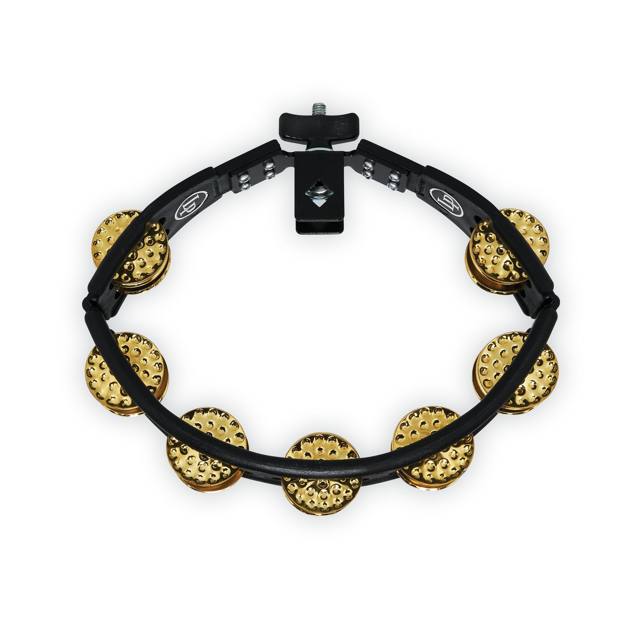 LP Cyclops Tambourine - Black W/ Brass Jingles (LP179) - Image 6