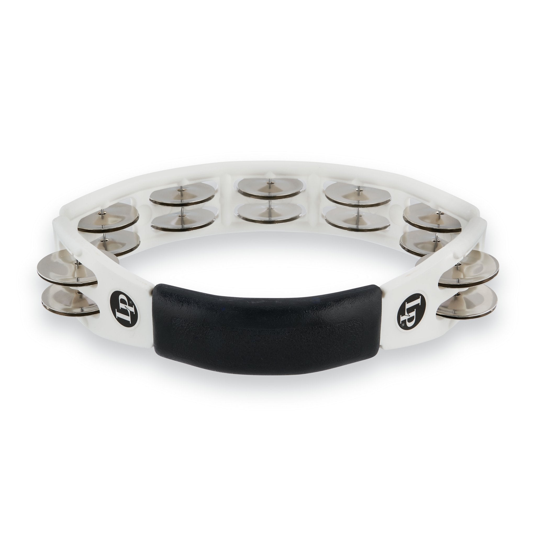 LP Cyclops Tambourine - White With Steel Jingles (LP152) - Image 4