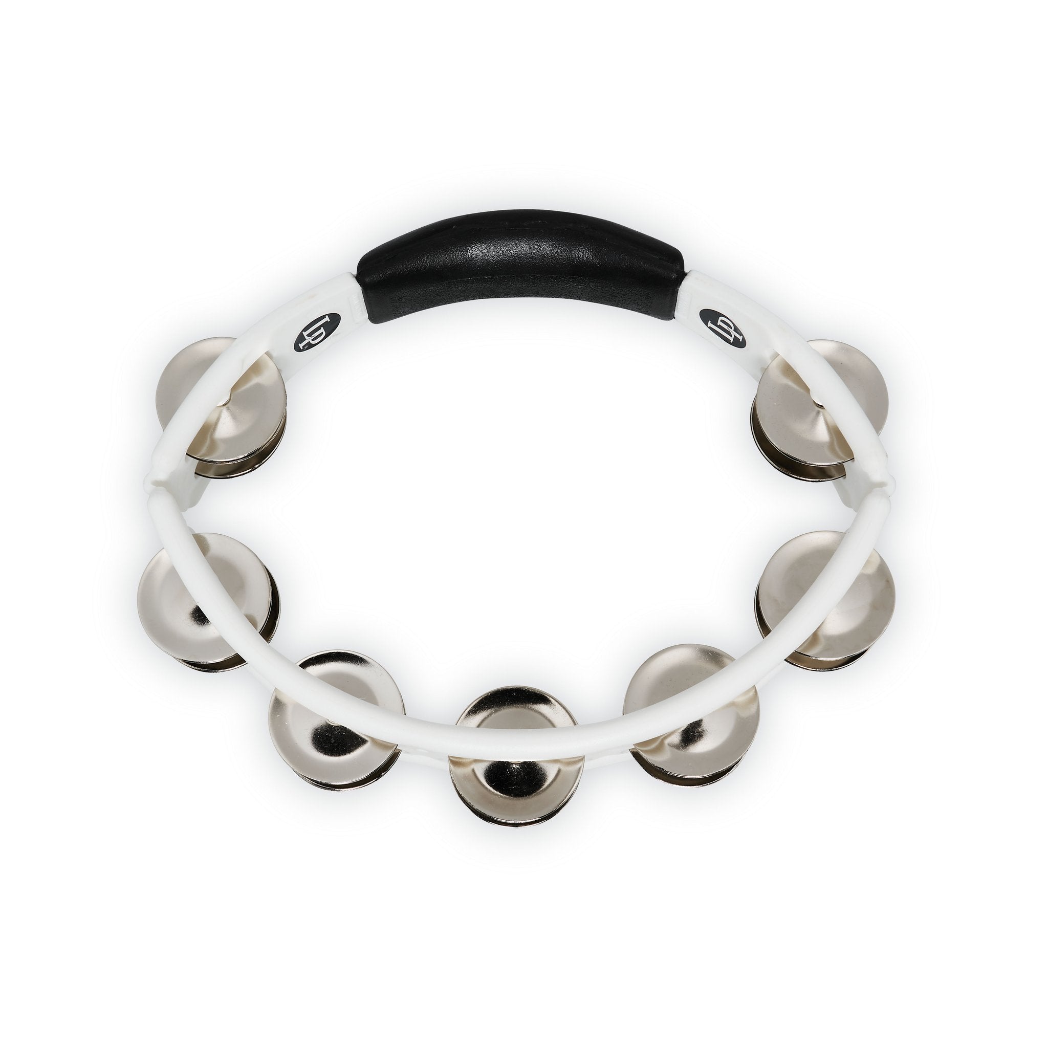 LP Cyclops Tambourine - White With Steel Jingles (LP152) - Image 6