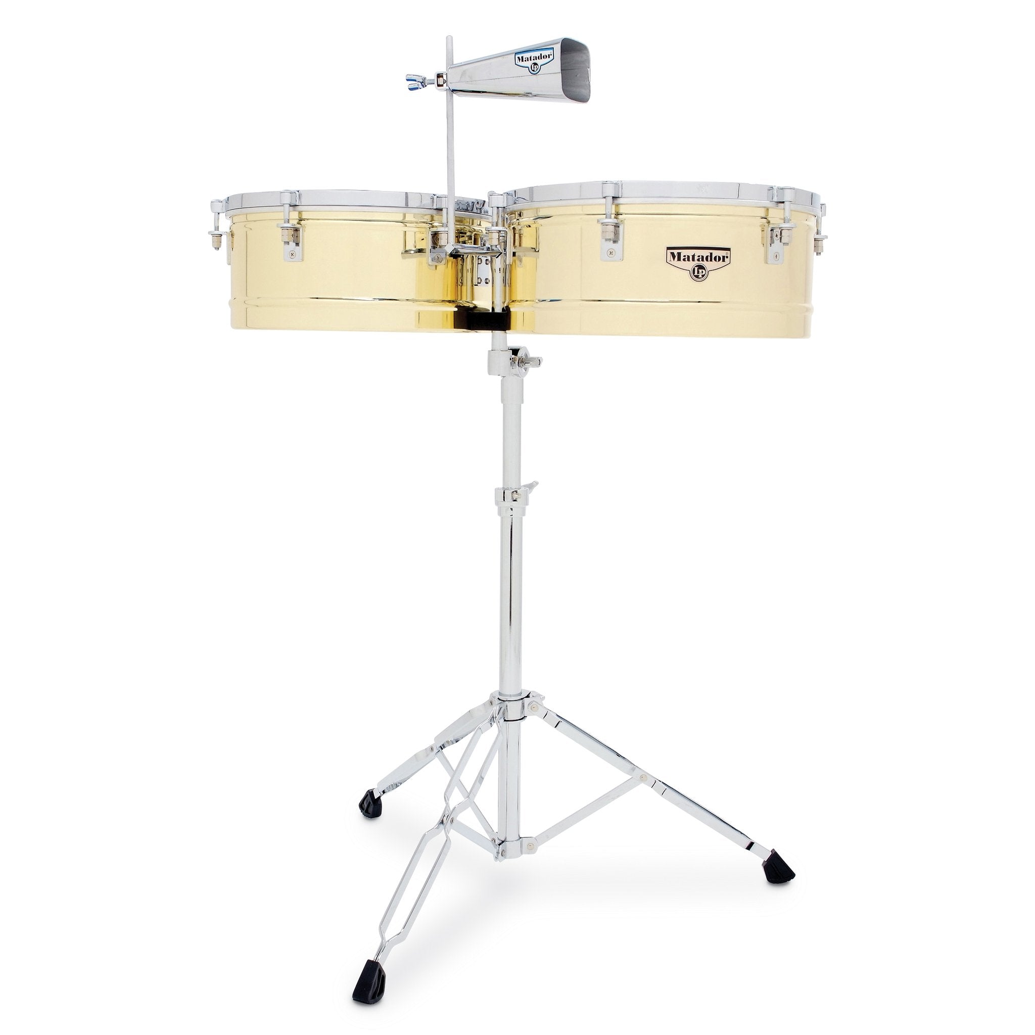 LP Matador Series Timbale Set - 14/15 Brass (M257B)