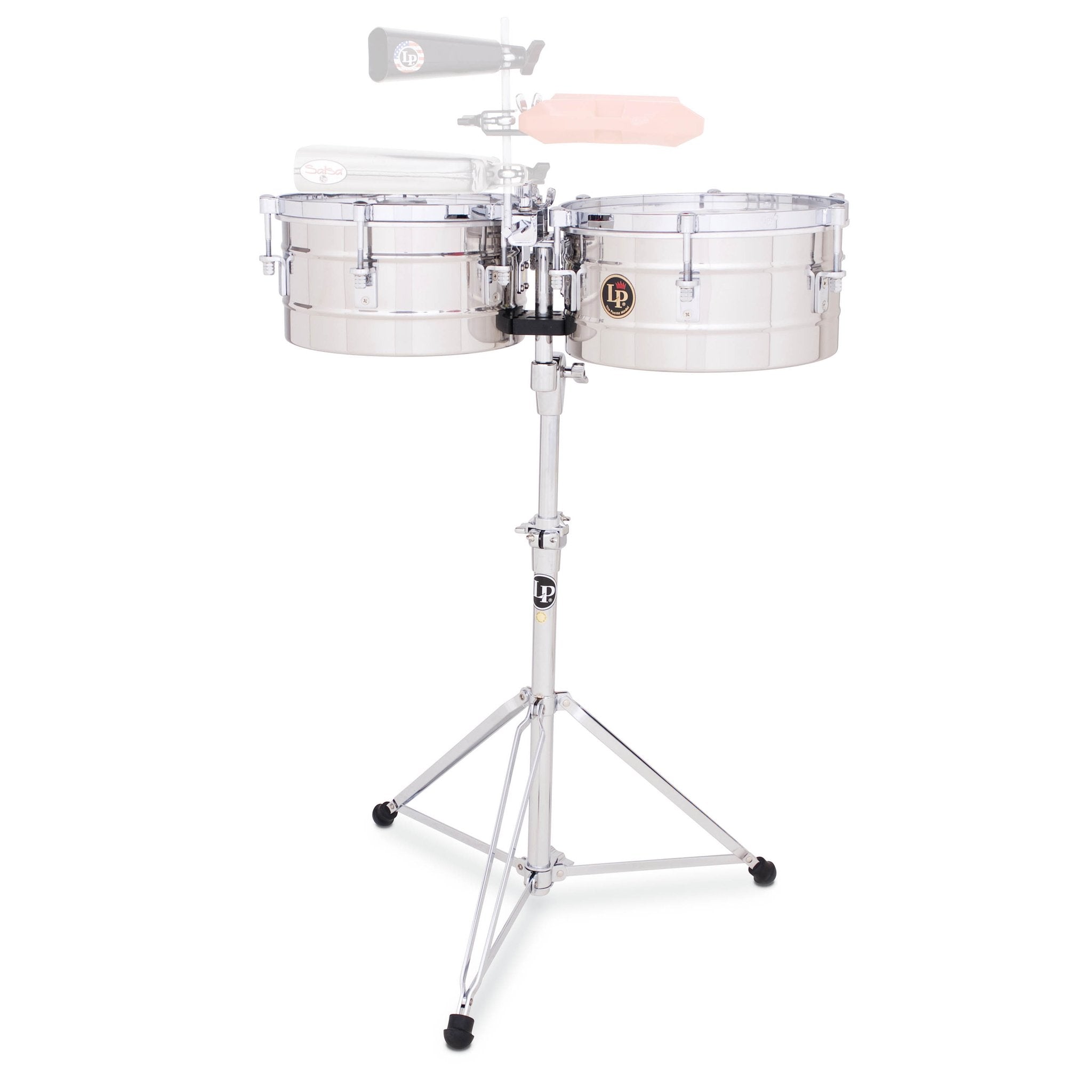 LP Tito Puente Timbale Set - 12/13 Stainless Steel