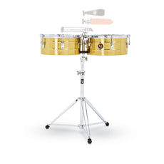 LP Tito Puente Timbale Set - 13/14 Solid Brass (256B)