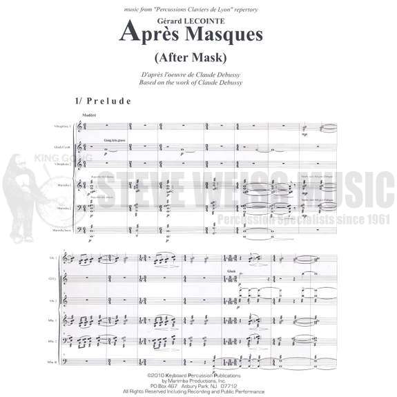 Lecointe-Apres Masques (SP)-2B/2V/X/2M/BM/3T/P