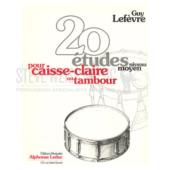 LeFevre-20 Etudes for Snare Drum