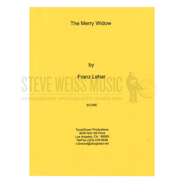 Lehar-Merry Widow (Perc./Timp. parts ed. by T. Dimond)