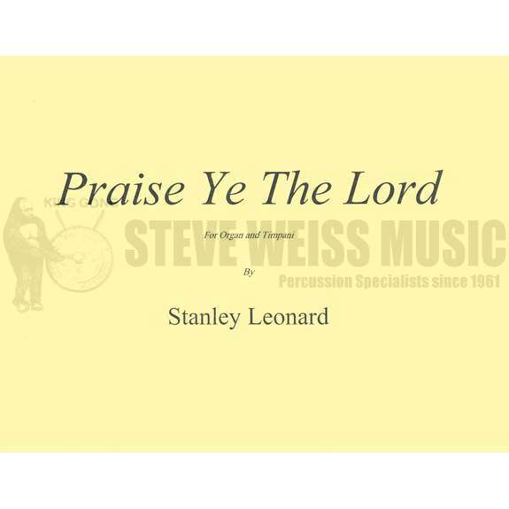Leonard (arr.)-Praise Ye the Lord (SP)-4T/OR