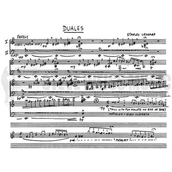 Leonard-Duales(2S)-Solo M and V/P/4T OS