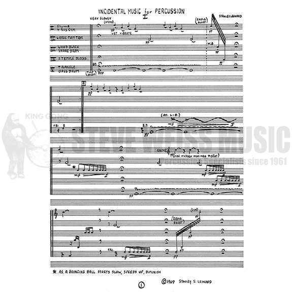 Leonard-Incidental Music(2S)-P/5T/B/X/C OS
