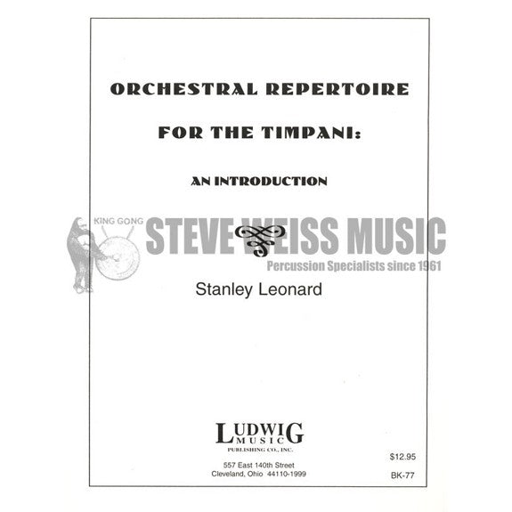 Leonard-Orchestral Repertoire for Timpani