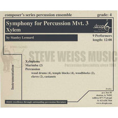 Leonard-Symphony for Percussion mvt. 3: Xylem (SP)-X/2M/P