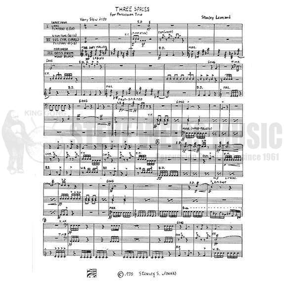 Leonard-Three Spaces (SP)-P/T/M