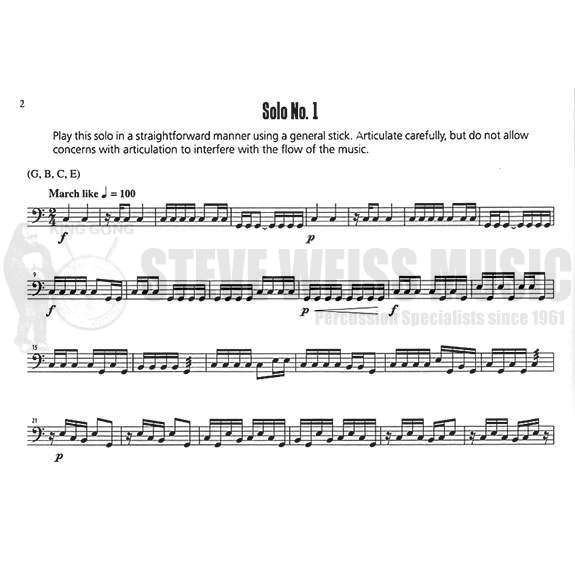 Leonard-Twelve Solo Etudes for the Advanced Timpanist