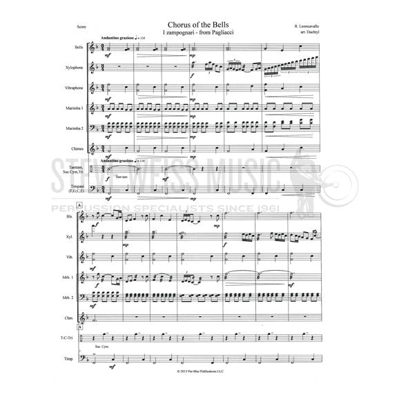 Leoncavallo-Chorus of the Bells from Pagliacci arr. Dachtyl (SP)-B/V/C/X/2M/4T/P