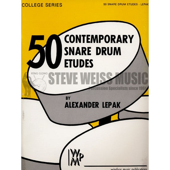 Lepak-50 Contemporary Snare Drum Etudes