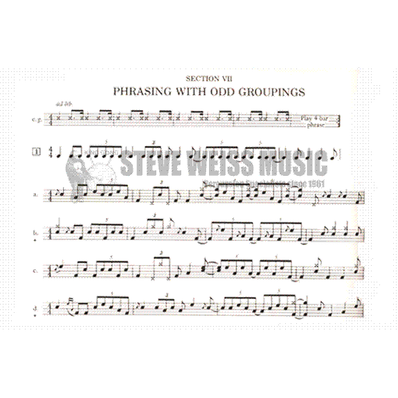 Lepak-Control of the Drum Set, Phrasing for the Soloist