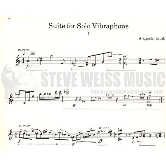 Lepak-Suite for Solo Vibraphone-V