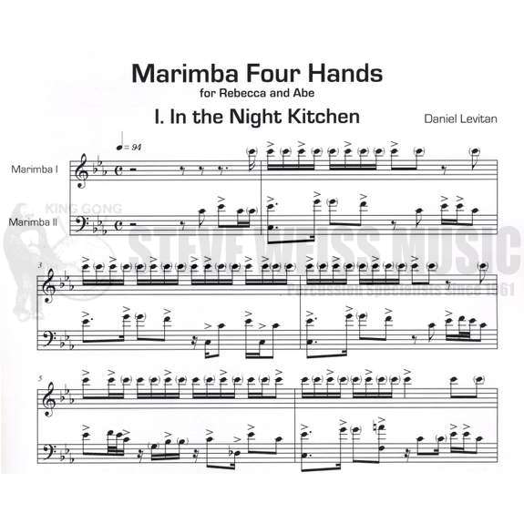 Levitan-Marimba Four Hands (SP)- M