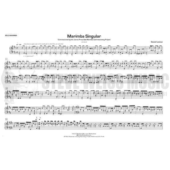 Levitan-Marimba Singular-M OS