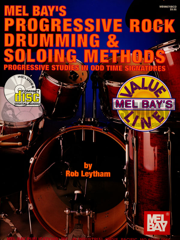Leytham-Progressive Rock Drumming & Soloing Methods (CD)