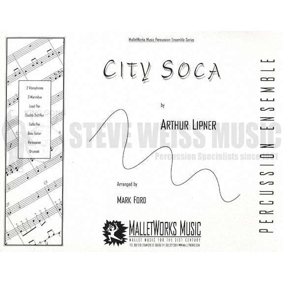Lipner-City Soca(SP)-2V/3M/opt. BM/P/opt. Steel drums-opt. CB