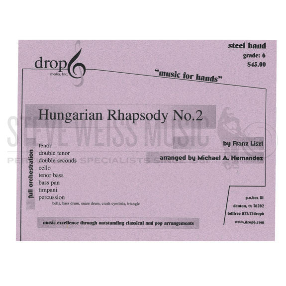 Liszt-Hungarian Rhapsody No. 2 arr. Hernandez (SP)-steel drs./4T