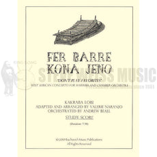 Lobi/Naranjo/Beall-Fer Barre Kona Jeno (StS/Solo part)- Solo M/SVX/TVX/Orch.