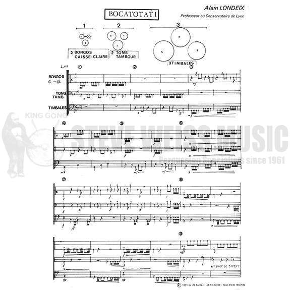 Londeix-Boca-Tota-Ti No. 1 (SP)-P/3T