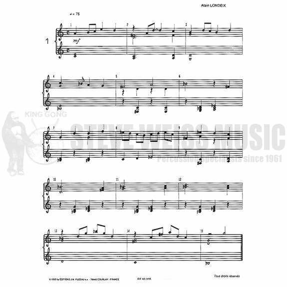 Londeix-Dechiffrage en forme d'Etude book 3: Vibraphone