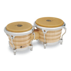 LP Generation II Bongos Natural with Chrome Hardware LP201AX-2