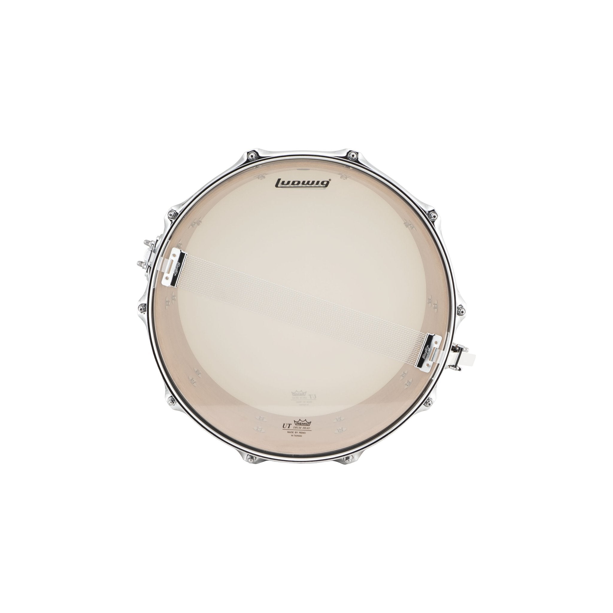 Ludwig Universal Cherry Snare Drum  - 14x6.5 LU6514CH Snare Side