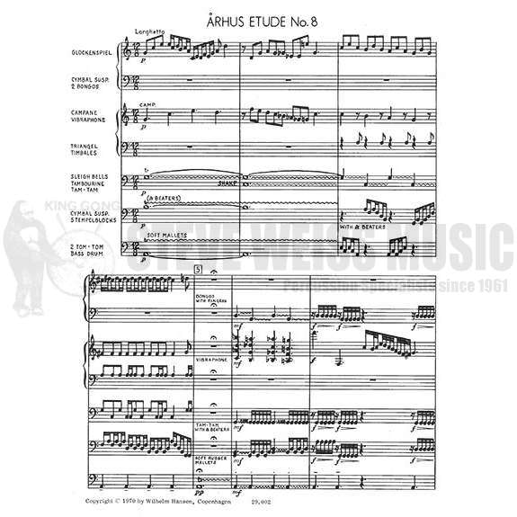 Lylloff-Arhus Etude No. 8-P/B/V/C