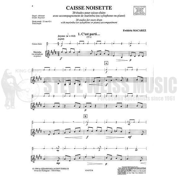 Macarez-Caisse Noisette (SP)-M/SD