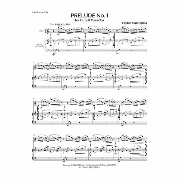 MacDonald-Prelude #1 (SP)-M/FL (2024 edition)