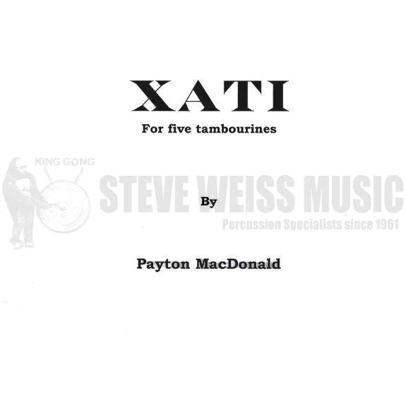 MacDonald-Xati (Original edition) (SP)-5 tambourines