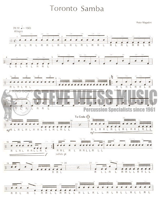 Magadini-Master Solos Intermediate Level (CD)