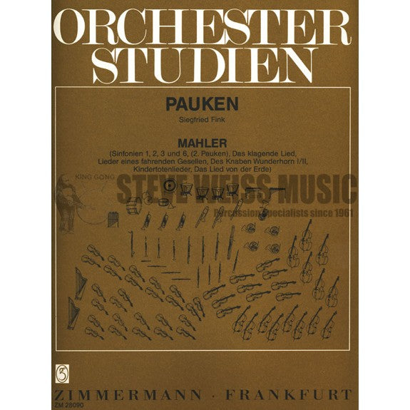 Mahler-Orch Studien/Pauken (Vol. 2)
