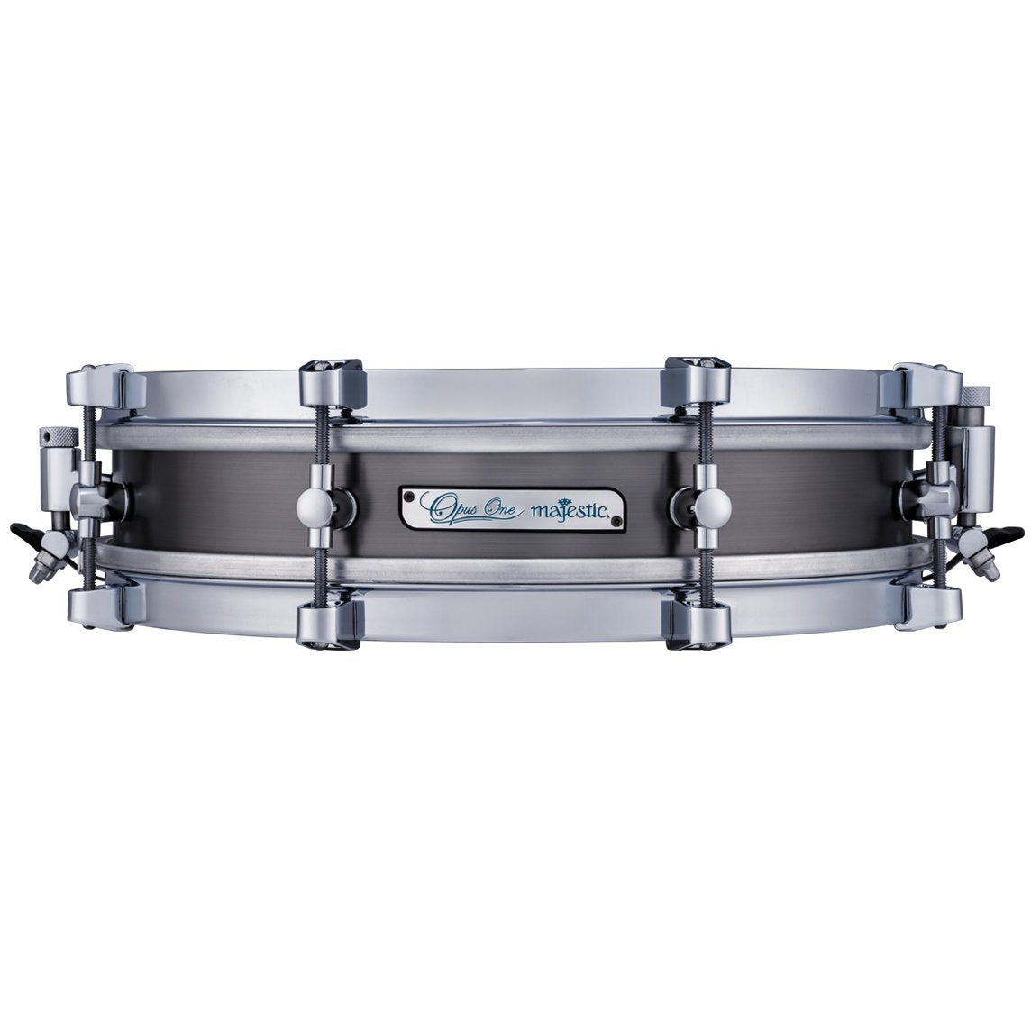 Majestic 13"x3" Brass Opus One Snare Drum Front